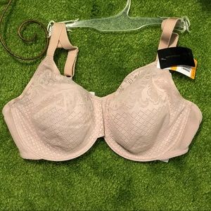 Wacoal 34DD Sand Visual Effects Minimizer Bra NWT